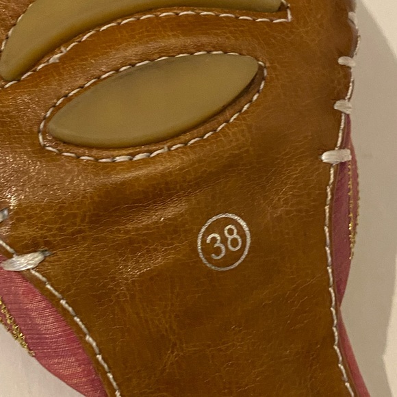 I Dream of Jeannie pink & purple beaded embroidered slide mules sz 8 kitten heel - Picture 2 of 10